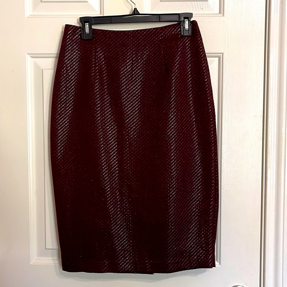 Worthington Burgundy Skirt